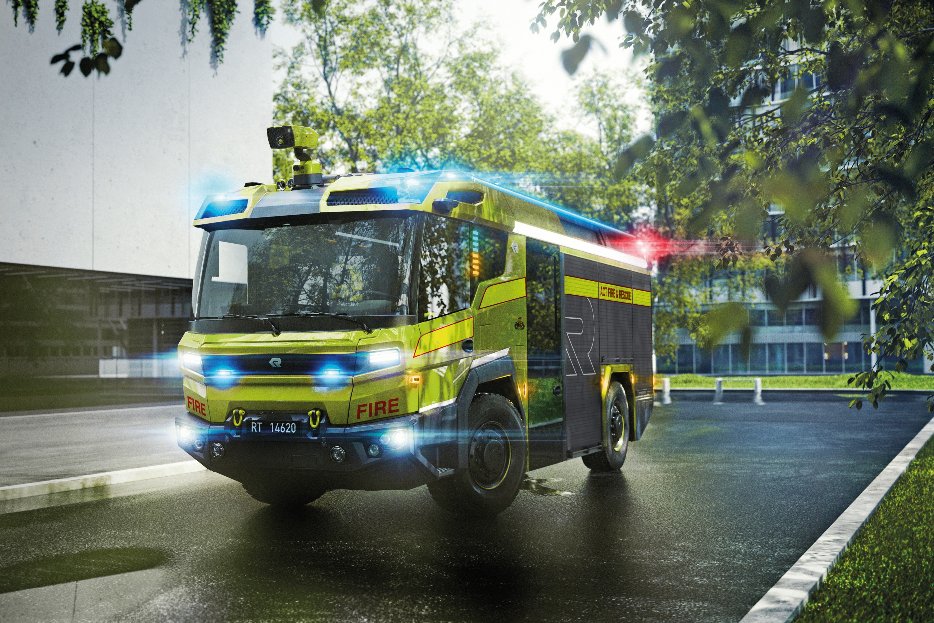 PlugIn Hybrid Electric Fire Truck ACT Emergency Services Agency